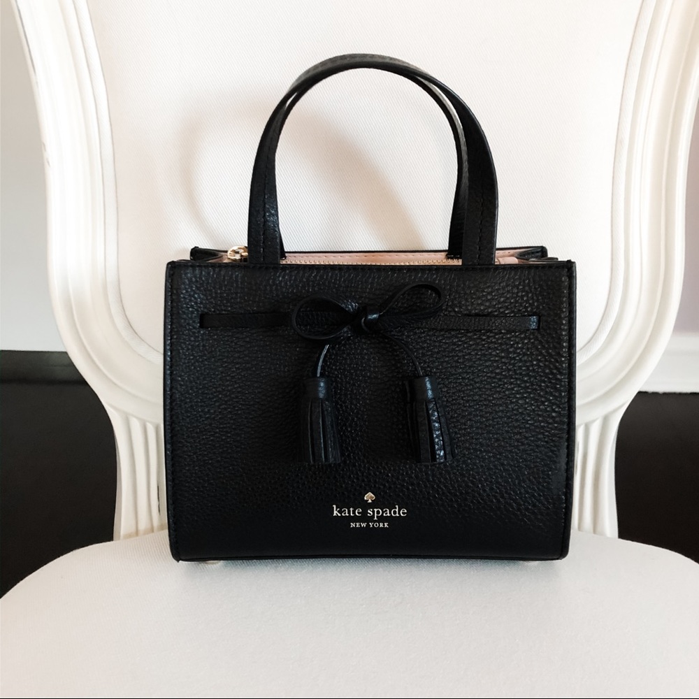 kate spade Hayes Satchel Black Mini Bag
